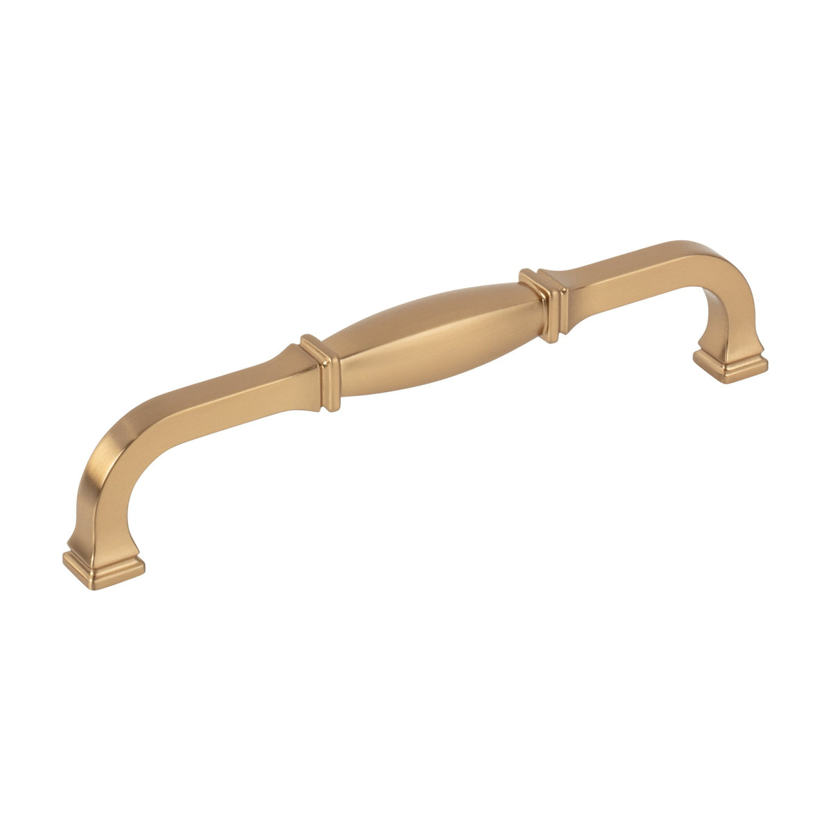 Jeffrey Alexander Audrey Handle in Satin Bronze, 6 1/4"