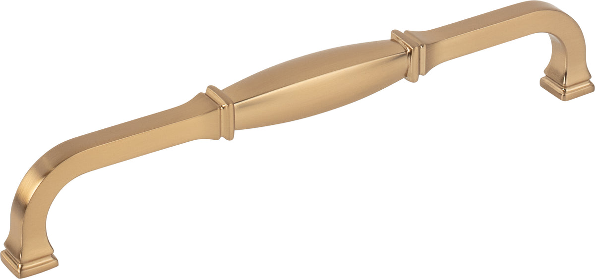 Jeffrey Alexander Audrey Handle in Satin Bronze, 7 1/2"