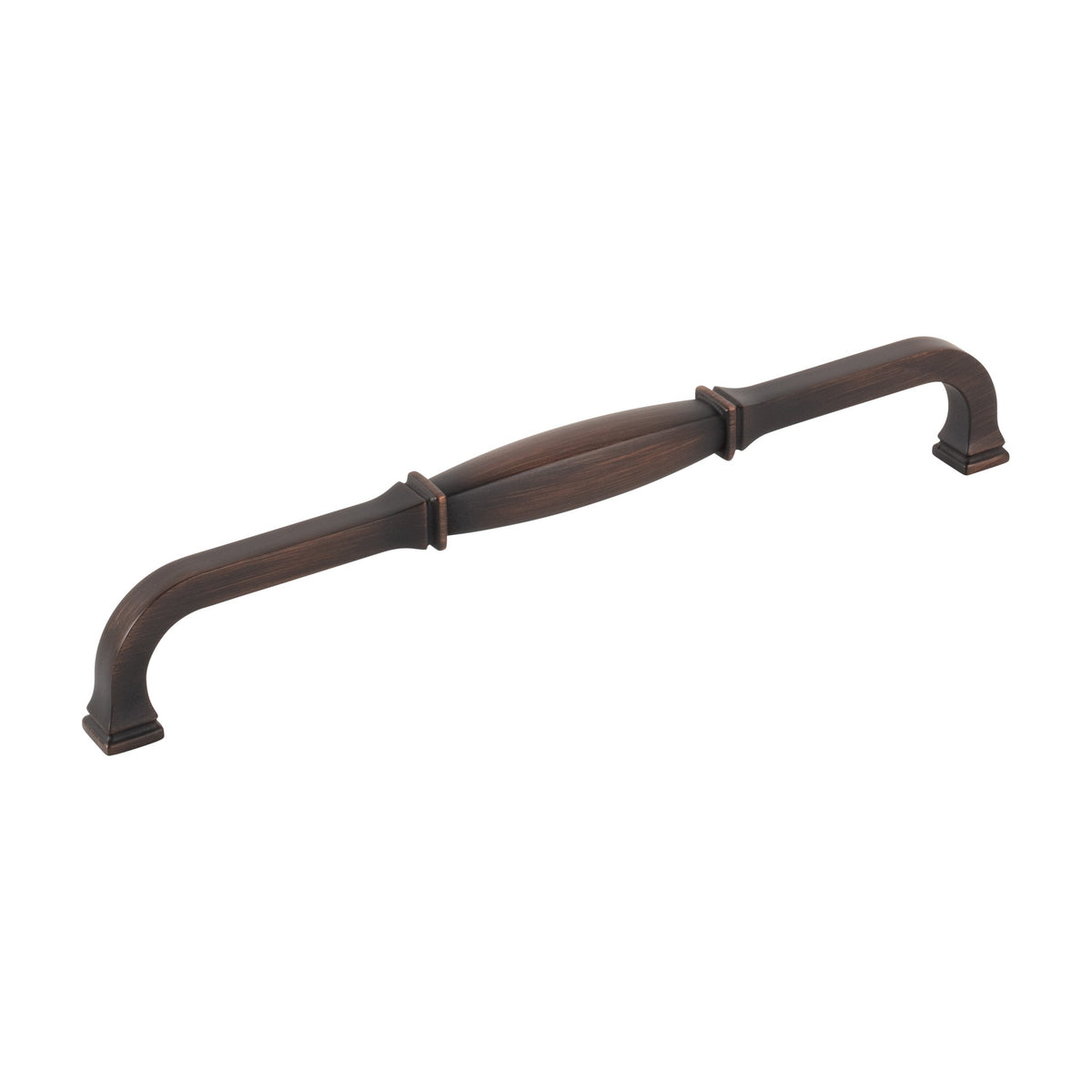 Jeffrey Alexander Audrey Handle in Brushed Oil Rubbed Bronze, 8 13/16"