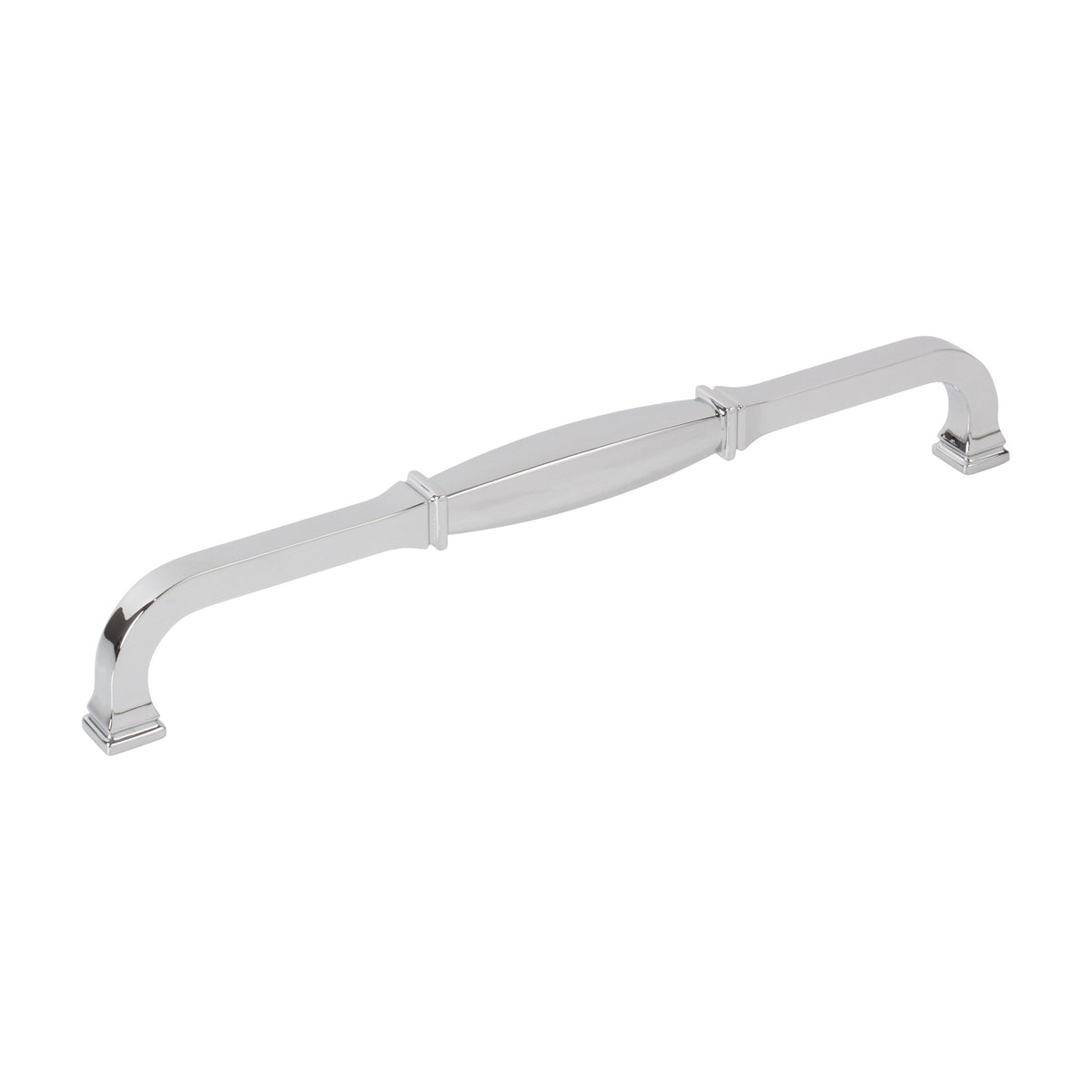Jeffrey Alexander Audrey Handle in Polished Chrome, 8 13/16"
