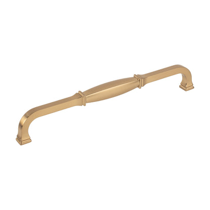 Jeffrey Alexander Audrey Handle in Satin Bronze, 8 13/16"