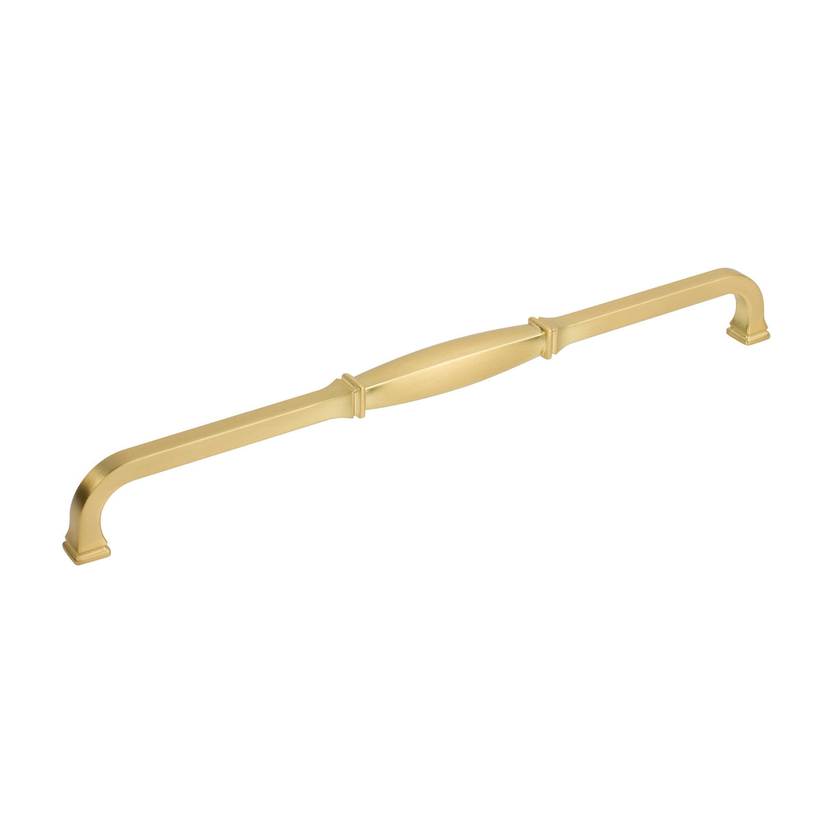 Jeffrey Alexander Audrey Handle in Brushed Gold, 12"