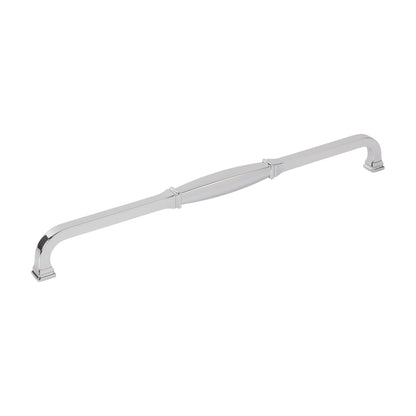 Jeffrey Alexander Audrey Handle in Polished Chrome, 12"