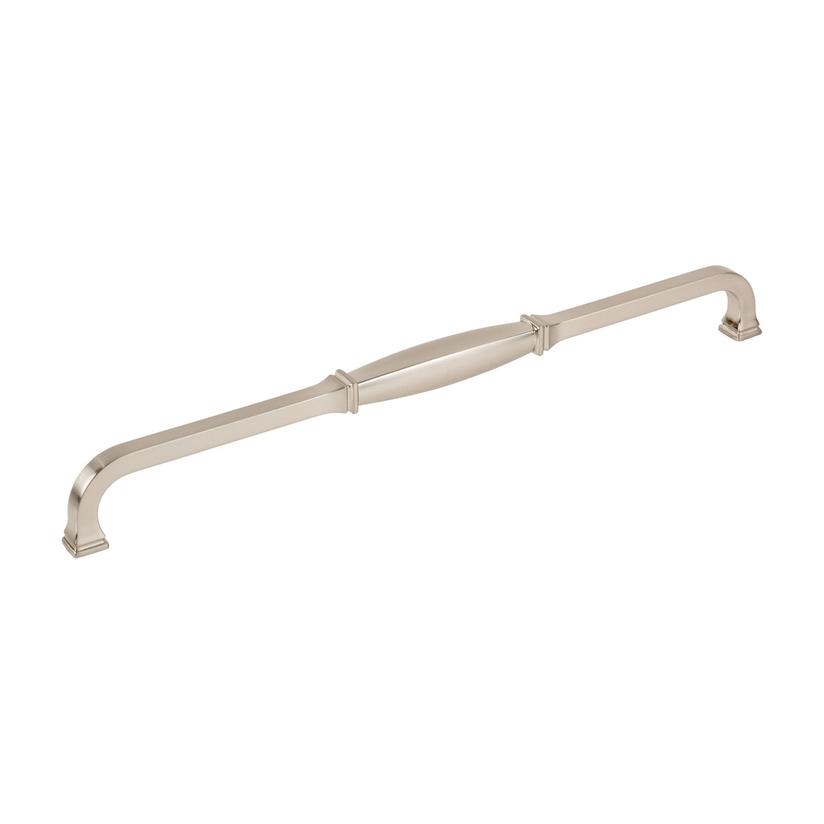 Jeffrey Alexander Audrey Handle in Satin Nickel, 12"