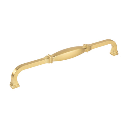 Jeffrey Alexander Audrey Handle in Brushed Gold, 12" Appliance Handle