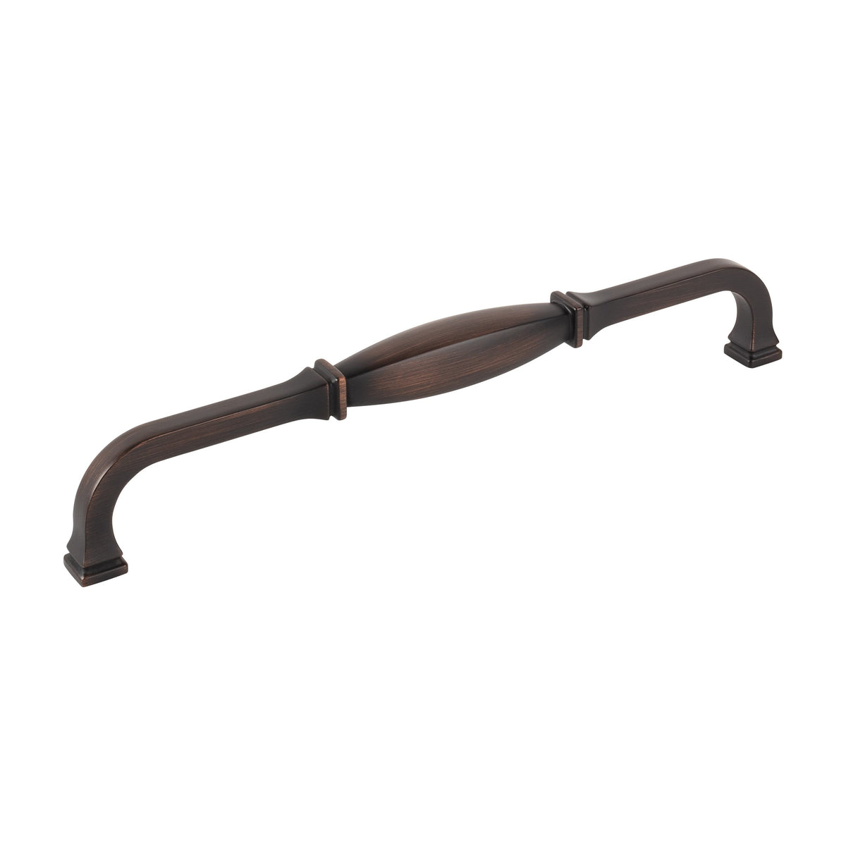 Jeffrey Alexander Audrey Handle in Brushed Oil Rubbed Bronze, 12" Appliance Handle