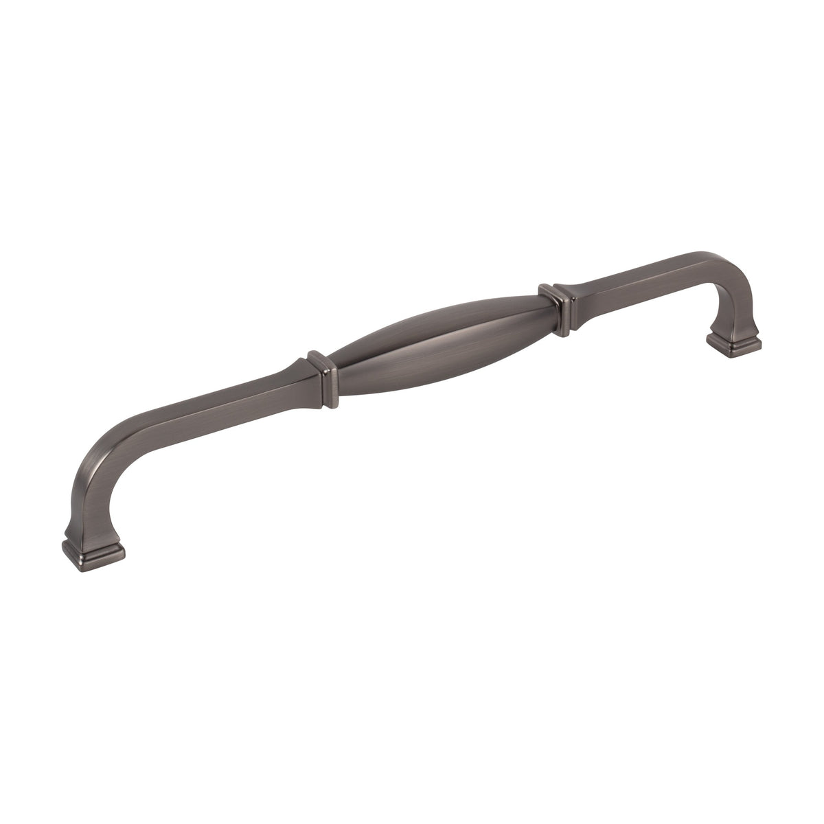 Jeffrey Alexander Audrey Handle in Brushed Pewter, 12" Appliance Handle