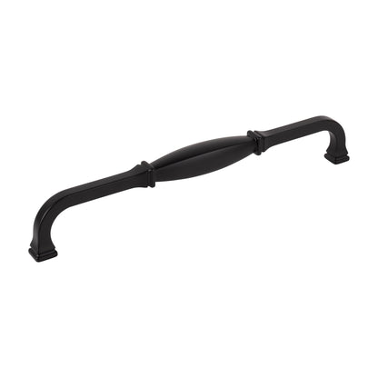 Jeffrey Alexander Audrey Handle in Matte Black, 12" Appliance Handle