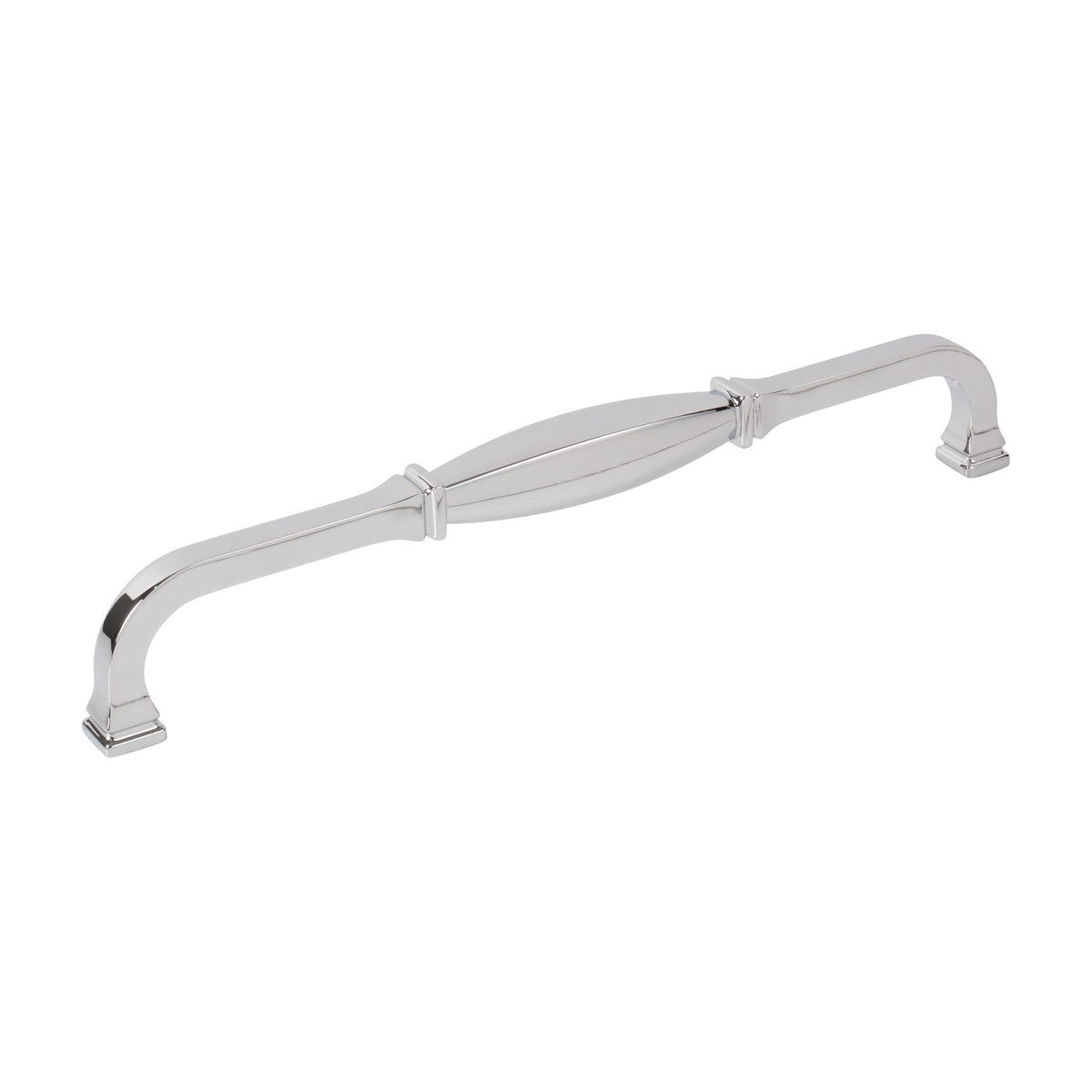 Jeffrey Alexander Audrey Handle in Polished Chrome, 12" Appliance Handle