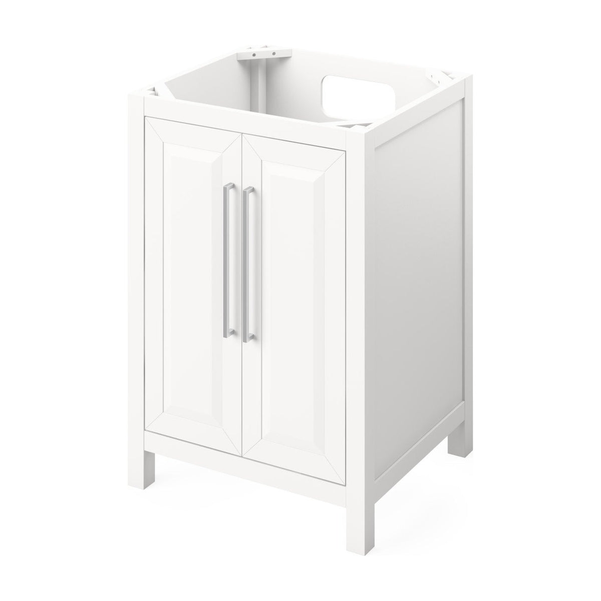 Jeffrey Alexander Cade 24" Single Bowl Freestanding Bathroom Vanity, White