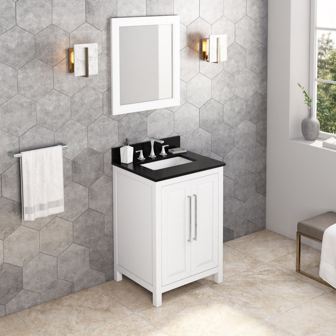 Jeffrey Alexander Cade 24" Single Bowl Freestanding Bathroom Vanity, alternate view