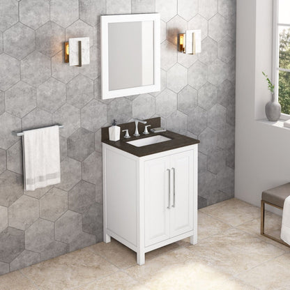 Jeffrey Alexander Cade 24" Single Bowl Freestanding Bathroom Vanity, alternate view