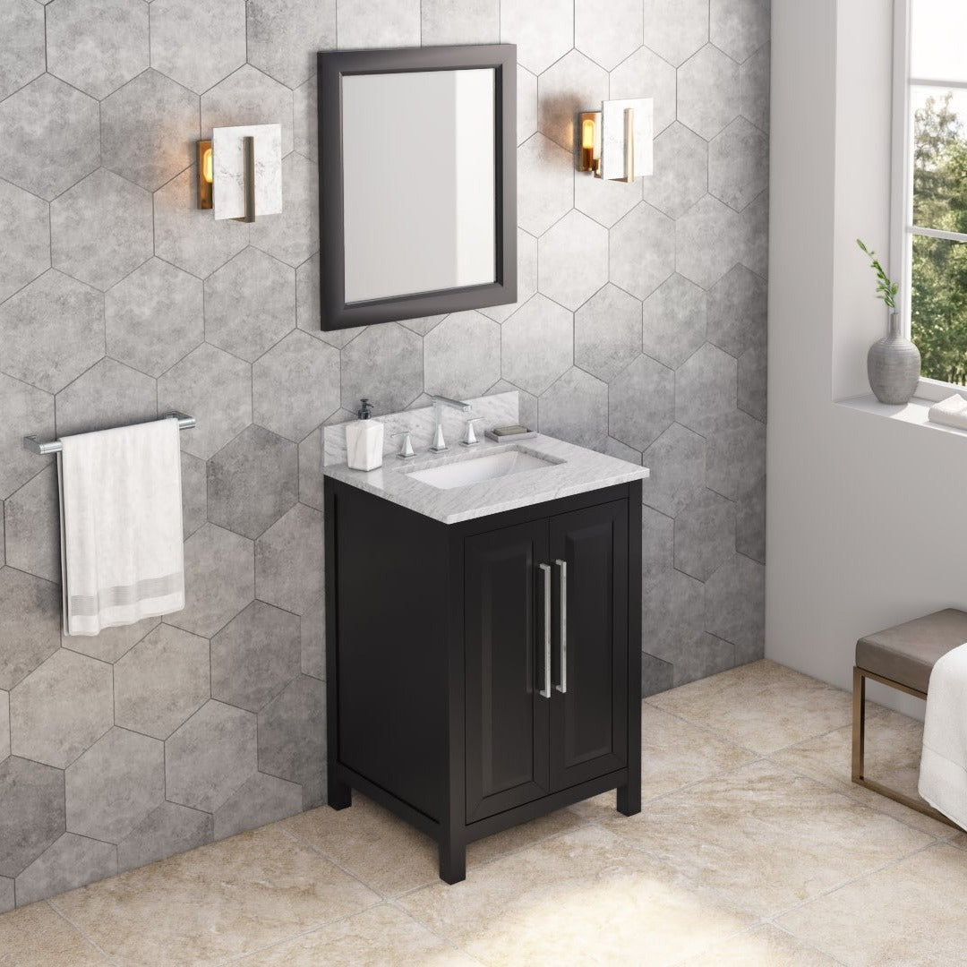 Jeffrey Alexander Cade 24" Single Bowl Freestanding Bathroom Vanity, alternate view