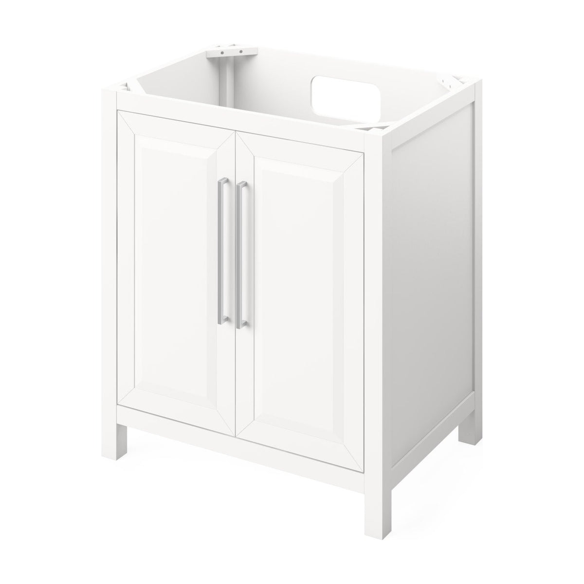Jeffrey Alexander Cade 30" Single Bowl Freestanding Bathroom Vanity, White