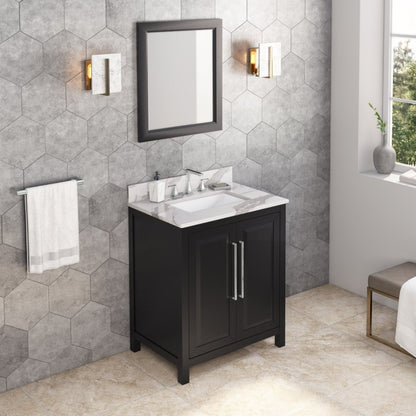 Jeffrey Alexander Cade 30" Single Bowl Freestanding Bathroom Vanity, alternate view