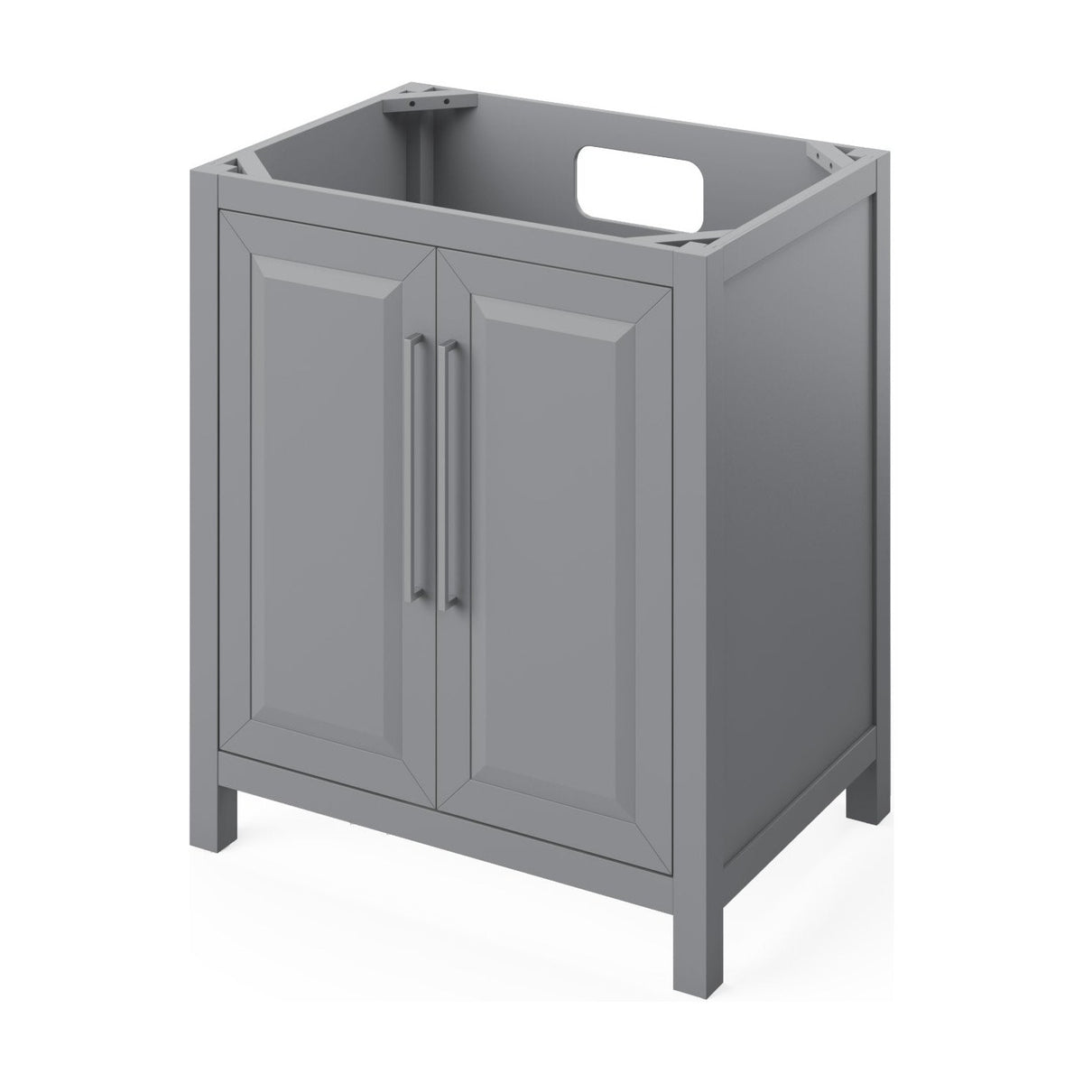 Jeffrey Alexander Cade 30" Single Bowl Freestanding Bathroom Vanity, Grey