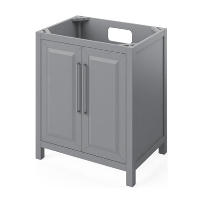 Jeffrey Alexander Cade 30" Single Bowl Freestanding Bathroom Vanity, Grey