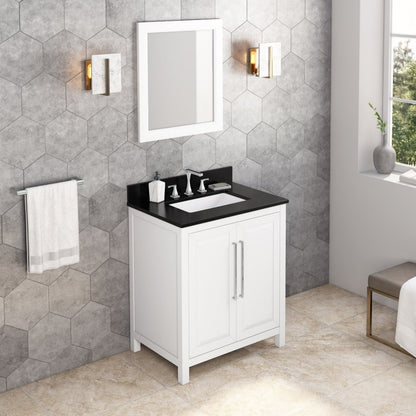 Jeffrey Alexander Cade 30" Single Bowl Freestanding Bathroom Vanity, alternate view
