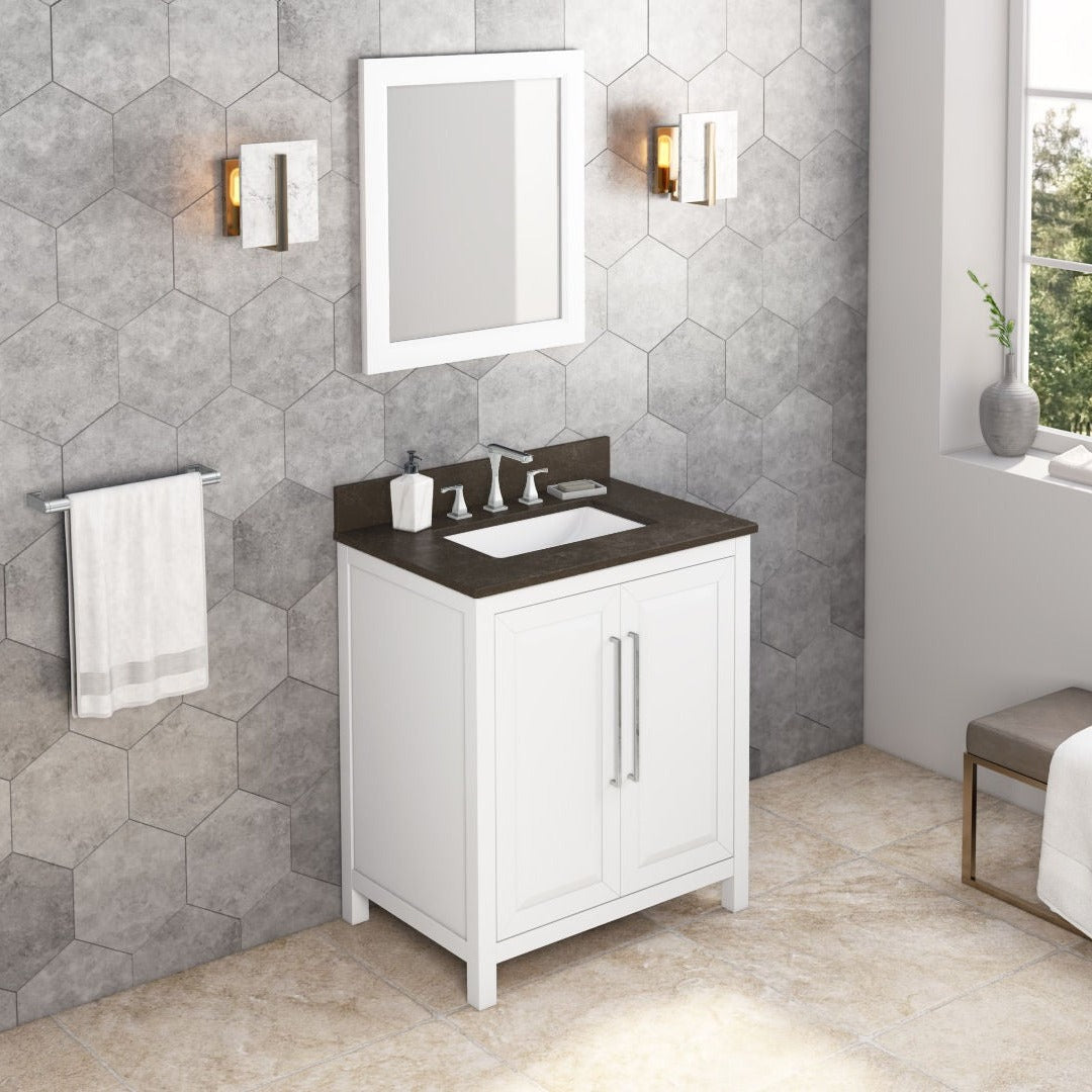 Jeffrey Alexander Cade 30" Single Bowl Freestanding Bathroom Vanity, alternate view