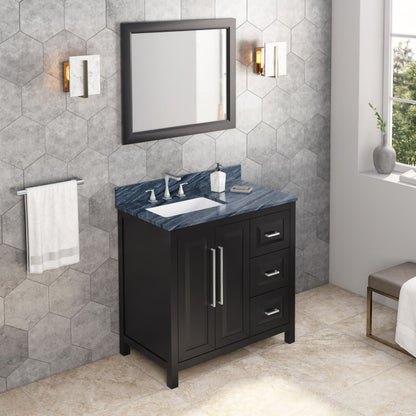 Jeffrey Alexander Cade 36" Left Offset Bowl Freestanding Bathroom Vanity, alternate view