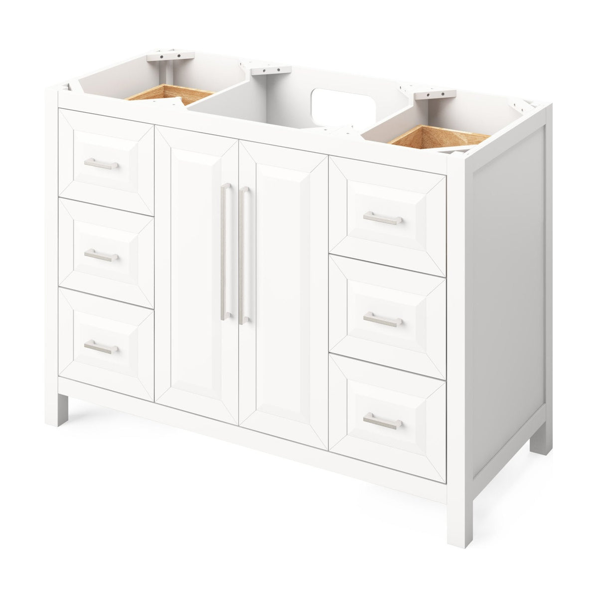 Jeffrey Alexander Cade 48" Single Bowl Freestanding Bathroom Vanity, White
