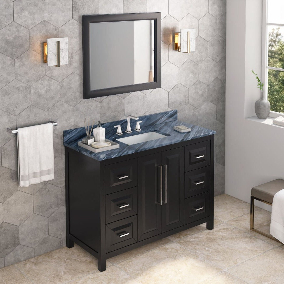 Jeffrey Alexander Cade 48" Single Bowl Freestanding Bathroom Vanity, alternate view