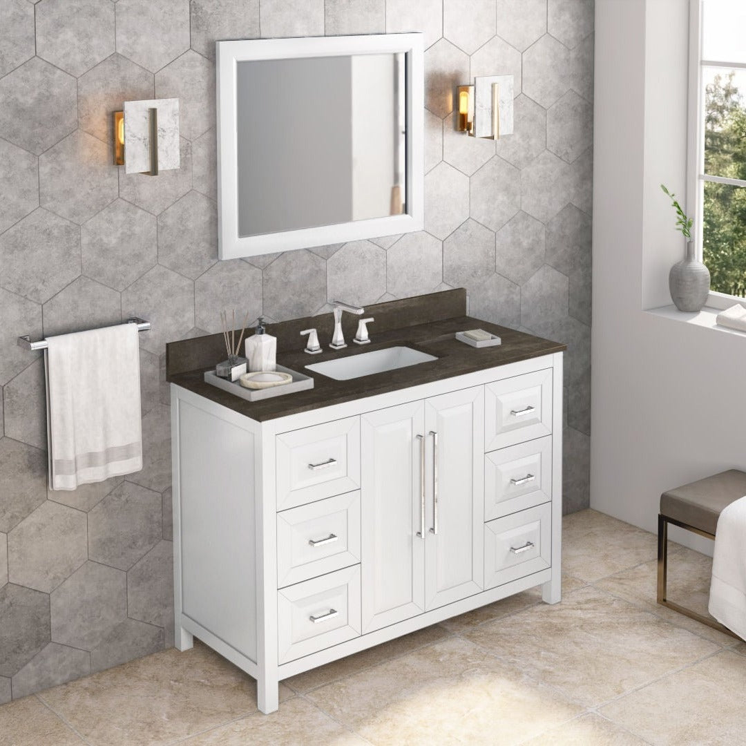 Jeffrey Alexander Cade 48" Single Bowl Freestanding Bathroom Vanity, alternate view