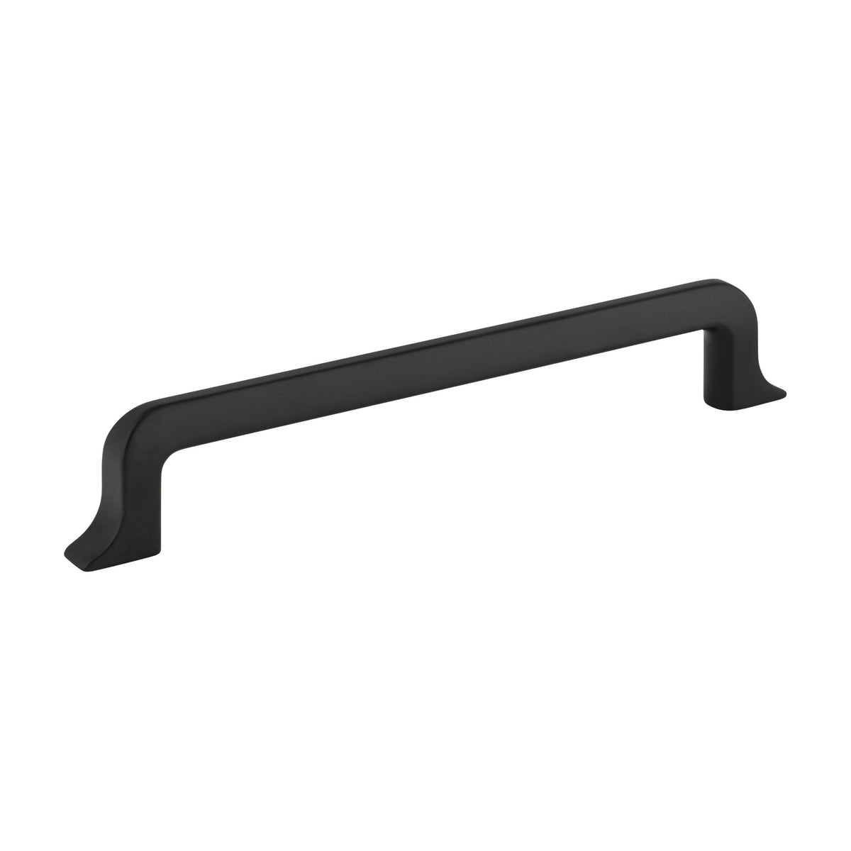 Jeffrey Alexander Callie Handle in Matte Black, 6 1/4"