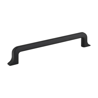 Jeffrey Alexander Callie Handle in Matte Black, 6 1/4"