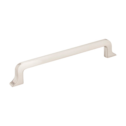 Jeffrey Alexander Callie Handle in Satin Nickel, 6 1/4"