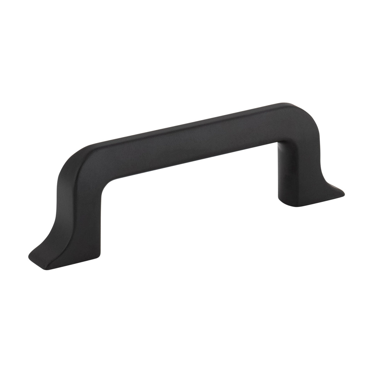 Jeffrey Alexander Callie Handle in Matte Black, 3"