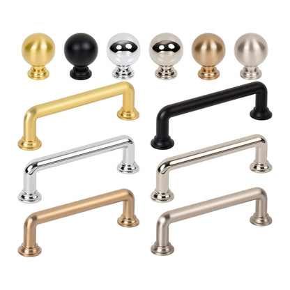 Jeffrey Alexander Davis Handle knob and pull in all 6 finishes