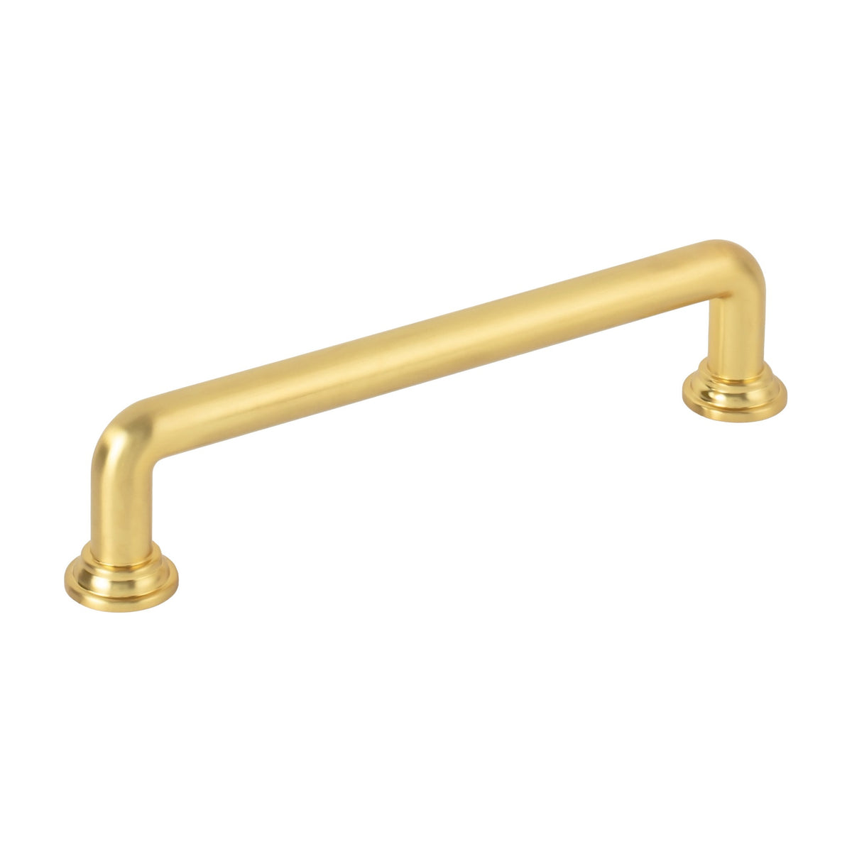 Jeffrey Alexander Davis Handle in Brushed Gold, 5"