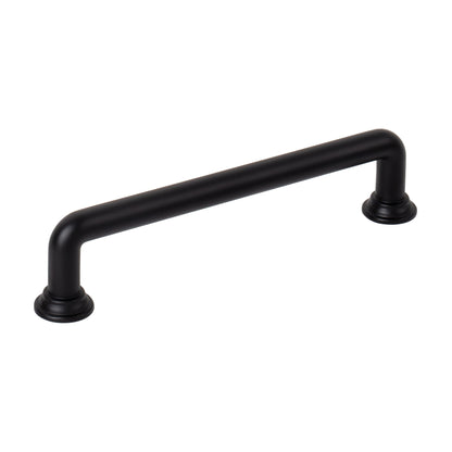 Jeffrey Alexander Davis Handle in Matte Black, 5"