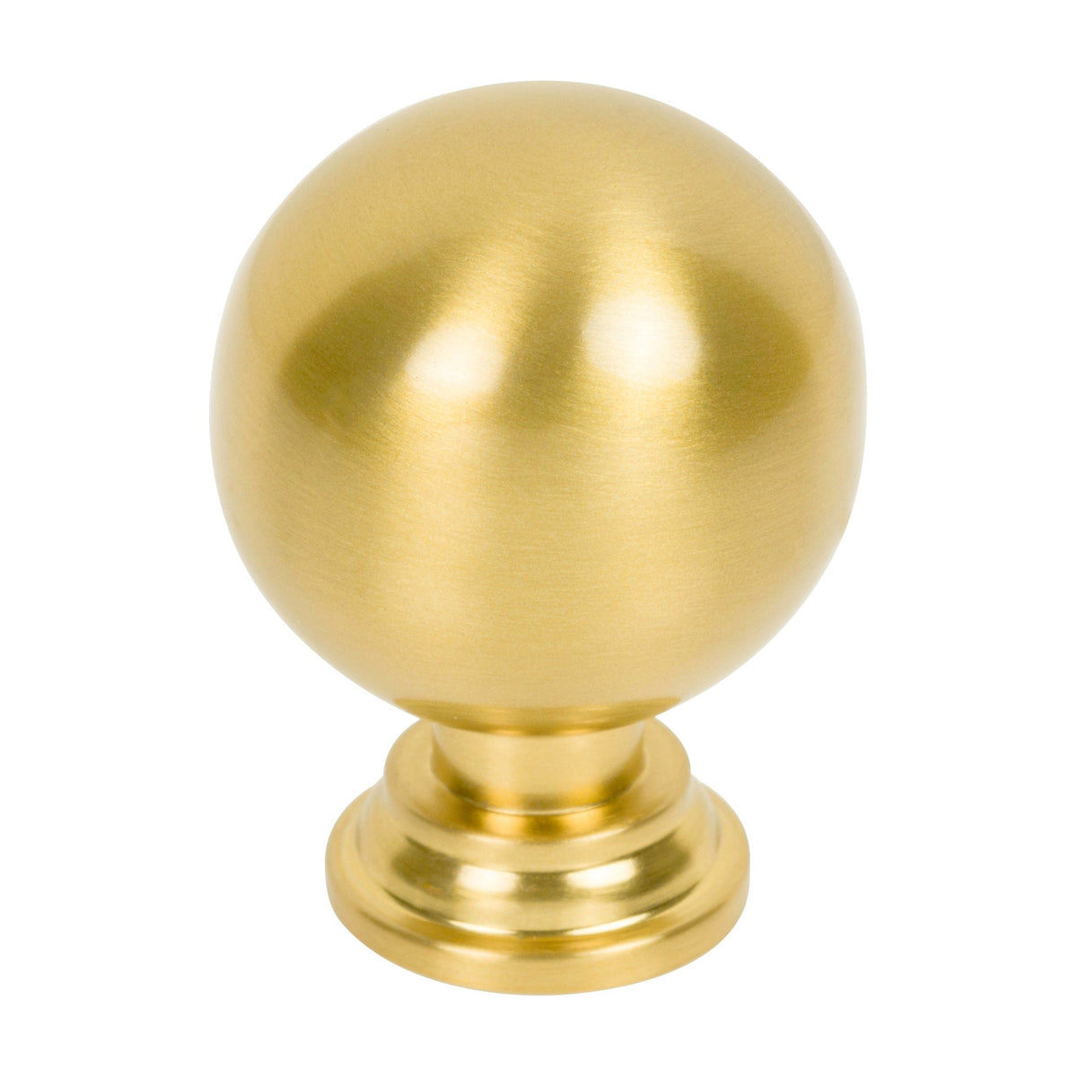 Jeffrey Alexander Davis Handle in Brushed Gold, Knob