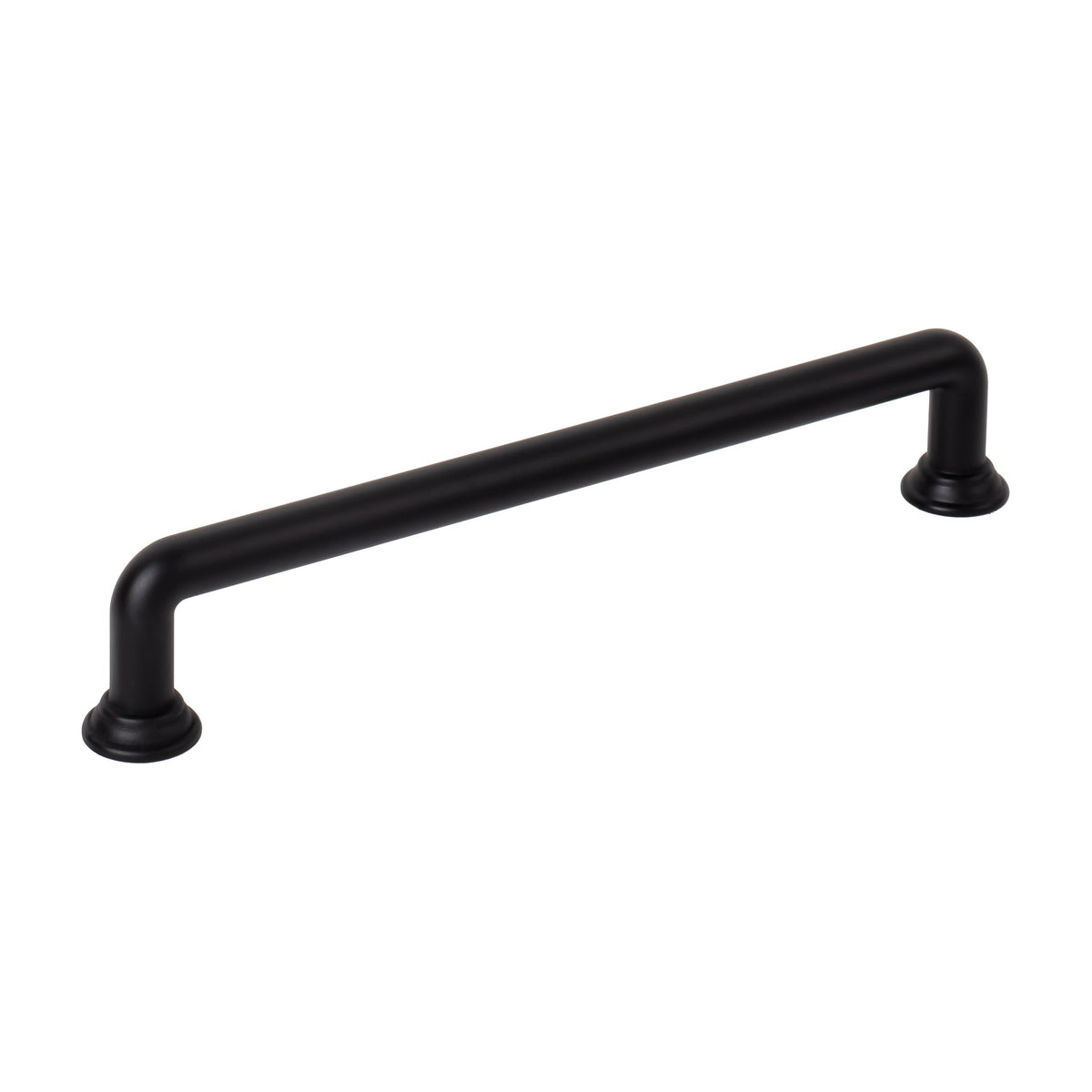 Jeffrey Alexander Davis Handle in Matte Black, 6 1/4"