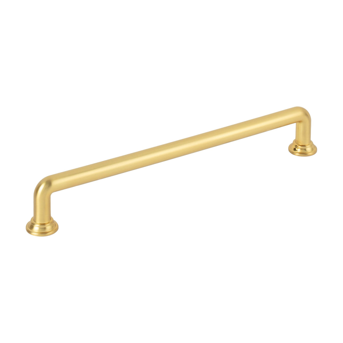 Jeffrey Alexander Davis Handle in Brushed Gold, 7 1/2"