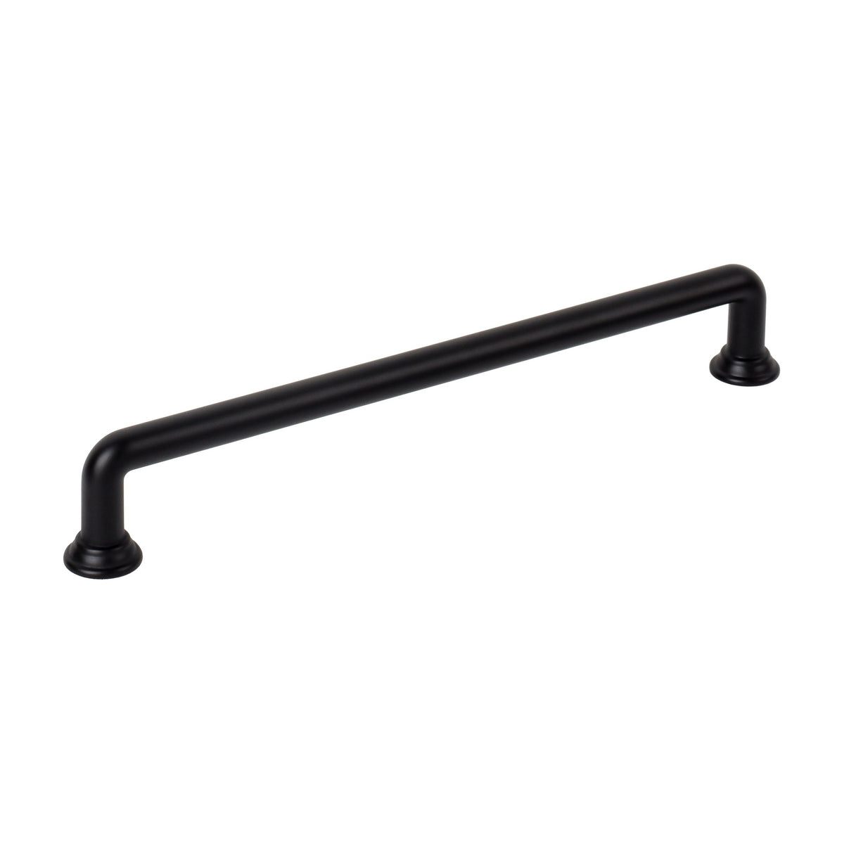 Jeffrey Alexander Davis Handle in Matte Black, 7 1/2"