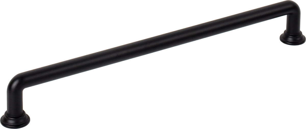 Jeffrey Alexander Davis Handle in Matte Black, 8 13/16"