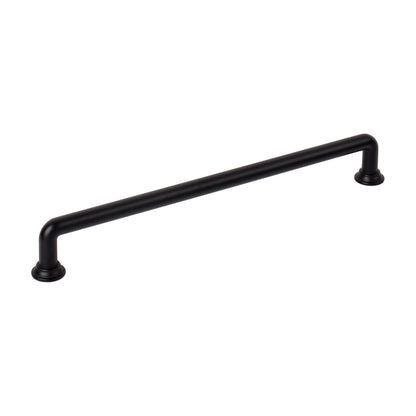 Jeffrey Alexander Davis Handle in Matte Black, 8 13/16"