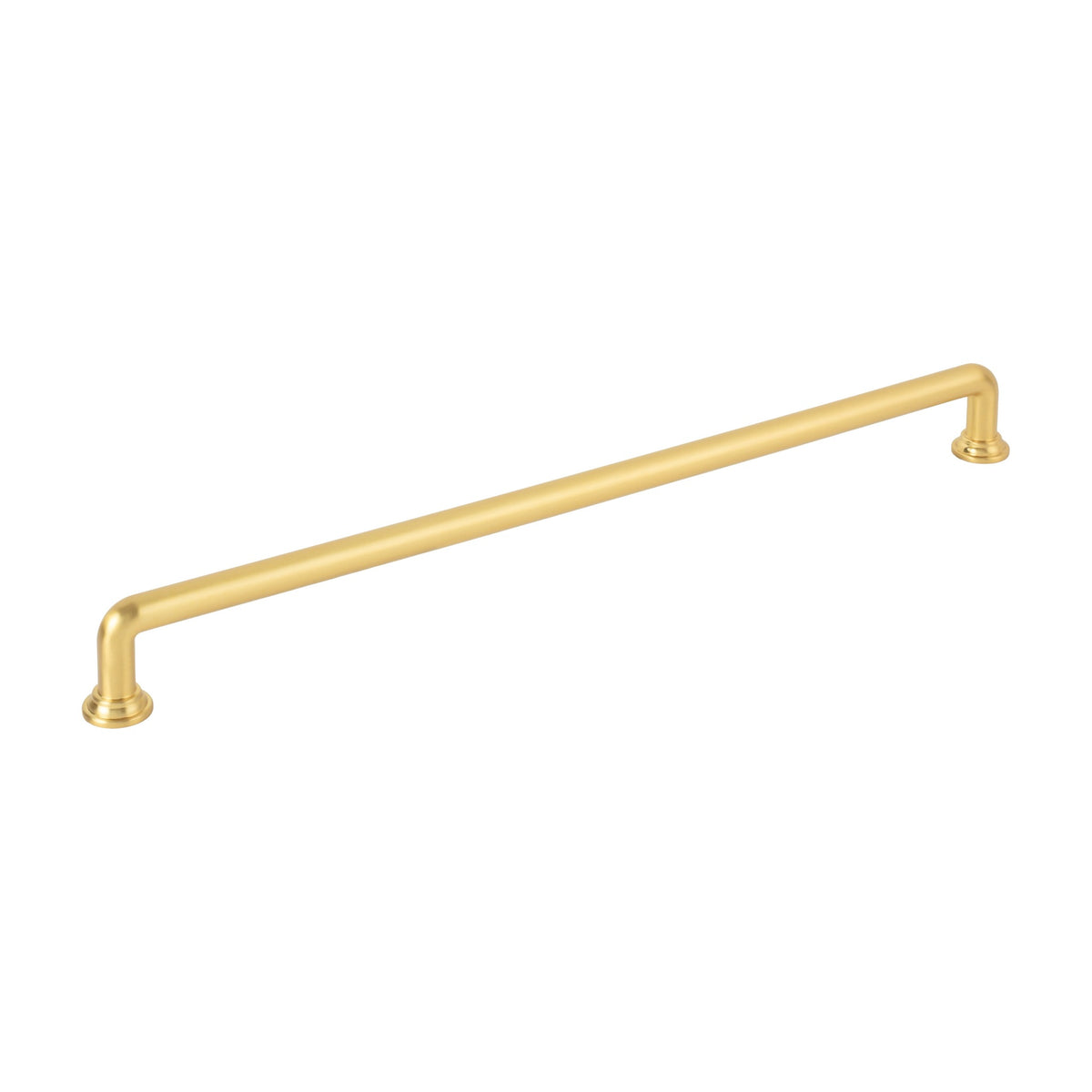 Jeffrey Alexander Davis Handle in Brushed Gold, 12"