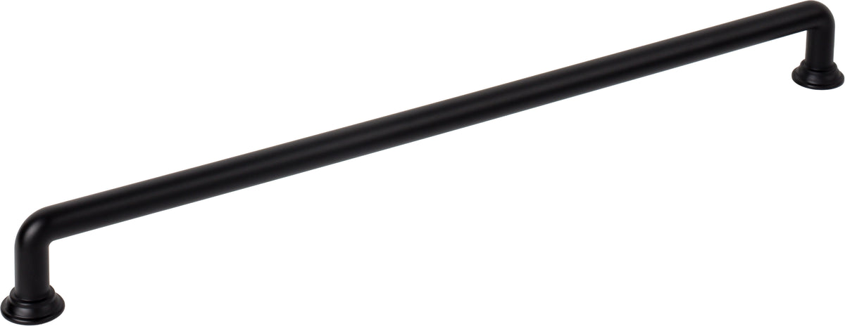 Jeffrey Alexander Davis Handle in Matte Black, 12"