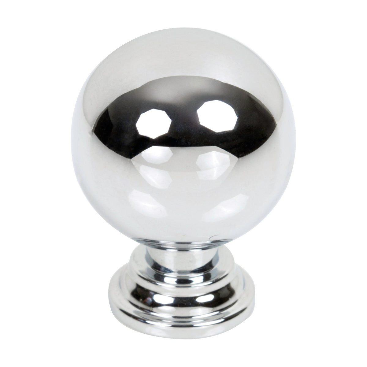 Jeffrey Alexander Davis Handle in Polished Chrome, Knob