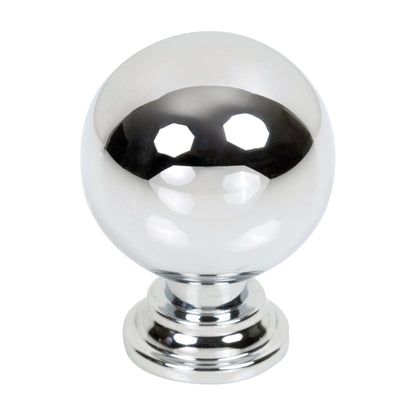 Jeffrey Alexander Davis Handle in Polished Chrome, Knob