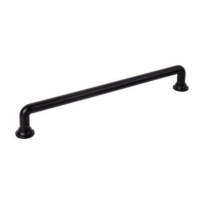 Jeffrey Alexander Davis Handle in Matte Black, 12" Appliance Handle