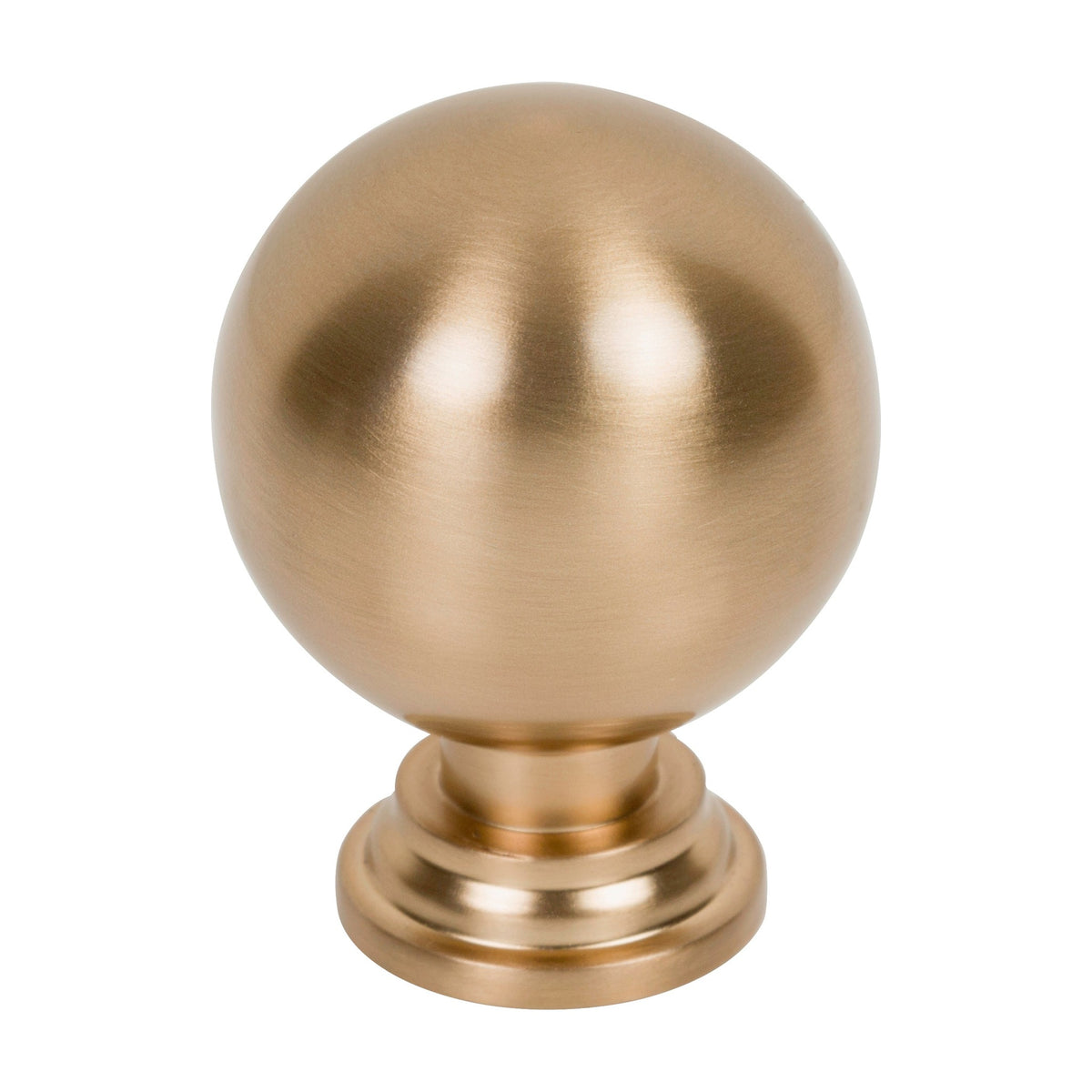 Jeffrey Alexander Davis Handle in Satin Bronze, Knob