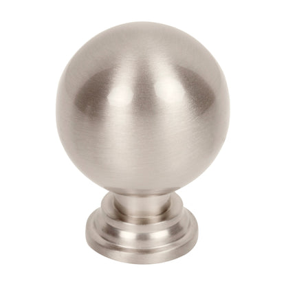 Jeffrey Alexander Davis Handle in Satin Nickel, Knob