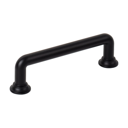Jeffrey Alexander Davis Handle in Matte Black, 3 3/4"