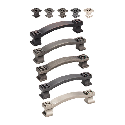 Jeffrey Alexander Delmar Handle knob and pull in all 5 finishes