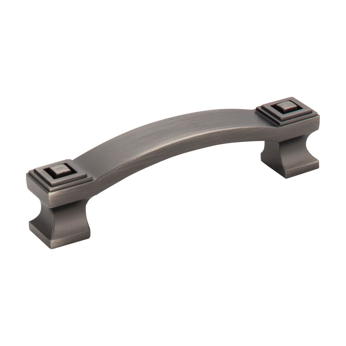 Jeffrey Alexander Delmar Handle in Brushed Pewter, 3 3/4"